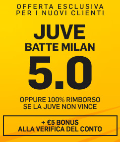 Quota Juventus Milan